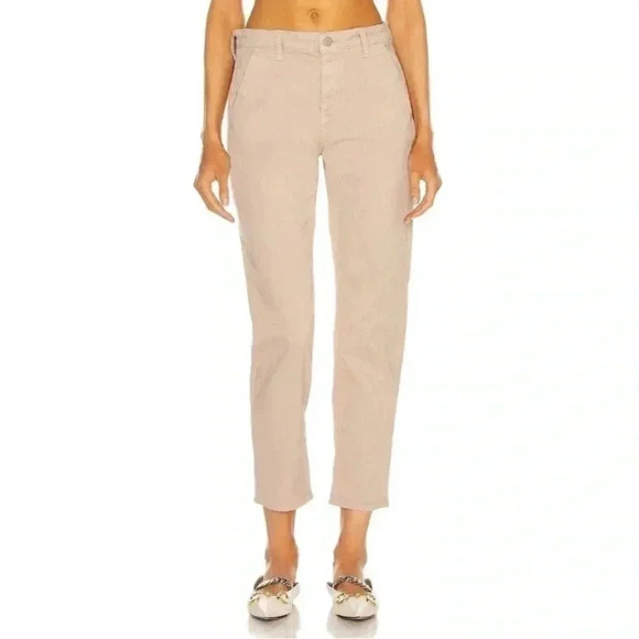 Veronica Beard Tan Ayla Chino High Rise Flat Front Pants, Size 25 - Picture 1 of 9